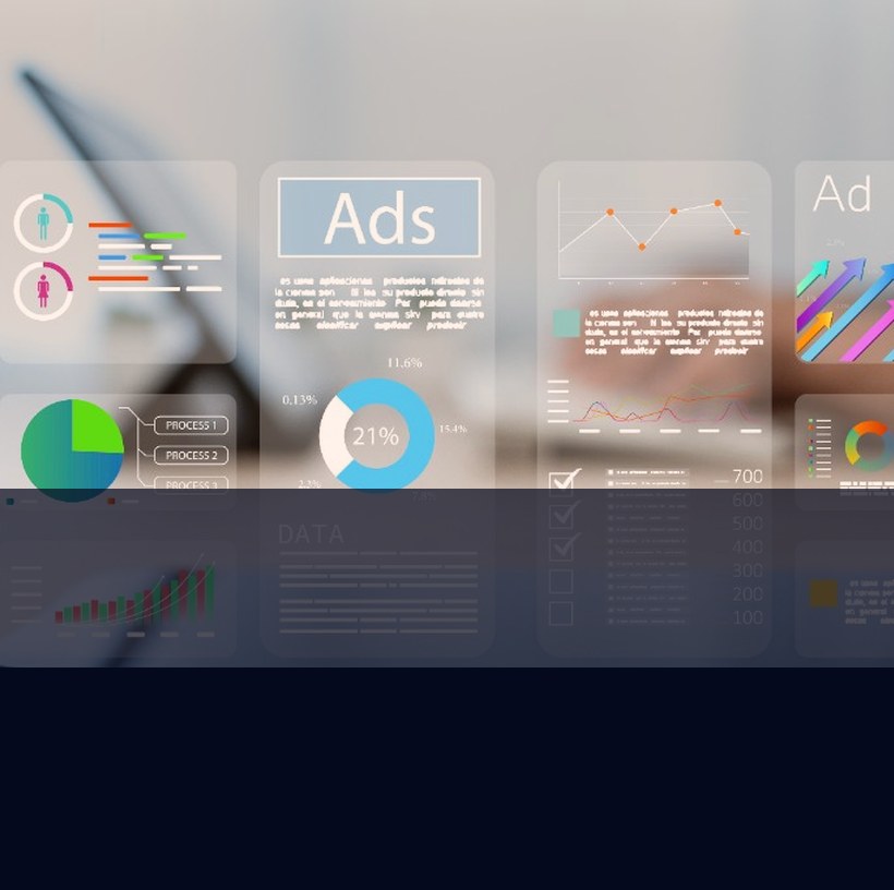 Analytics and data visualization hologram